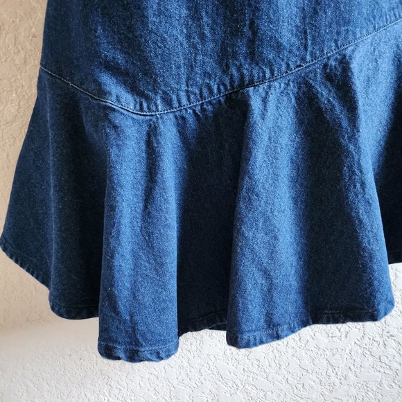 Sachin & Babi Denim Ruffle Skirt - Picture 4 of 9
